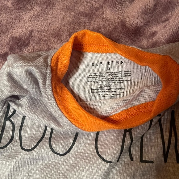 Rae Dunn “Boo crew” children’s long sleeve 🧡🎃 - Picture 2 of 3